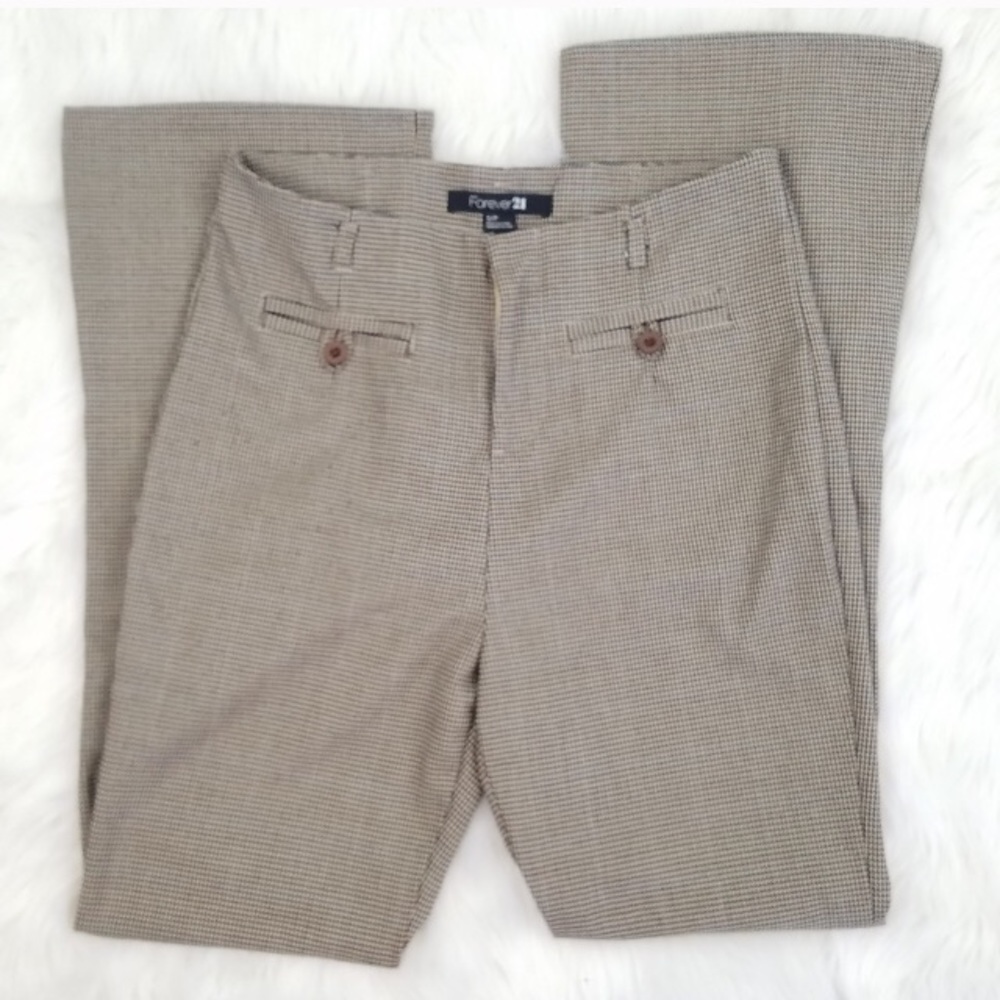 Forever 21 cute plaid pants like new
